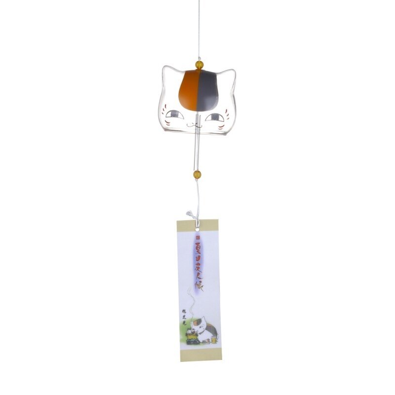 Japanese Style Glass Cat Wind Chime Japanese Style Glass Cat Wind Chime