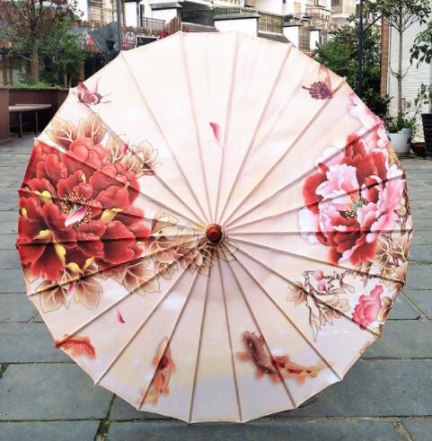Japanese Umbrella Silk Decoration