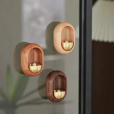 Japanese Wooden Wind Chimes Wireless Doorbell Entrance Door Bell Decorative Wind Bell for Home Opening Hanging Japanese Wooden Wind Chimes Wireless Doorbell Entrance Door Bell Decorative Wind Bell for Home Opening Hanging