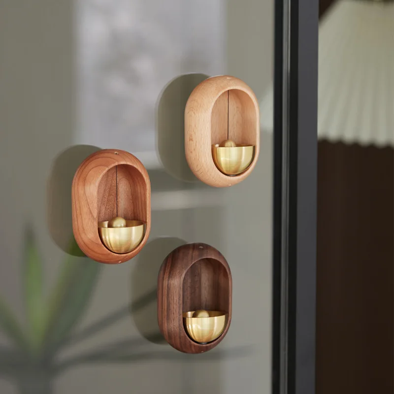 Japanese Wooden Wind Chimes Wireless Doorbell Entrance Door Bell Decorative Wind Bell for Home Opening Hanging Japanese Wooden Wind Chimes Wireless Doorbell Entrance Door Bell Decorative Wind Bell for Home Opening Hanging