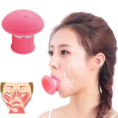 Jaw Exerciser Ball Face lift Fitness Accessories Double Chin Reducer Face Lift Neck Muscle Silica Gel Trainer for Men