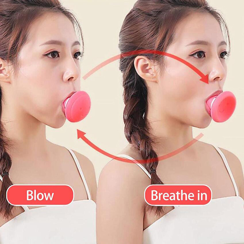 Jaw Exerciser Ball Face lift Fitness Accessories Double Chin Reducer Face Lift Neck Muscle Silica Gel Trainer for Men