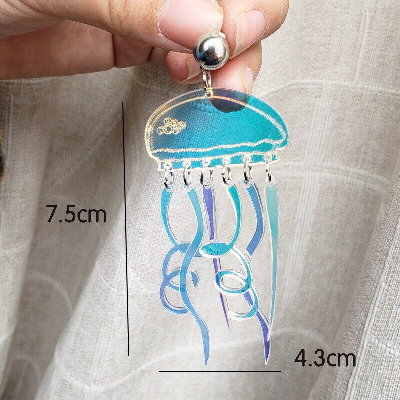 Jellyfish Earrings Girls Fashion Jewelry