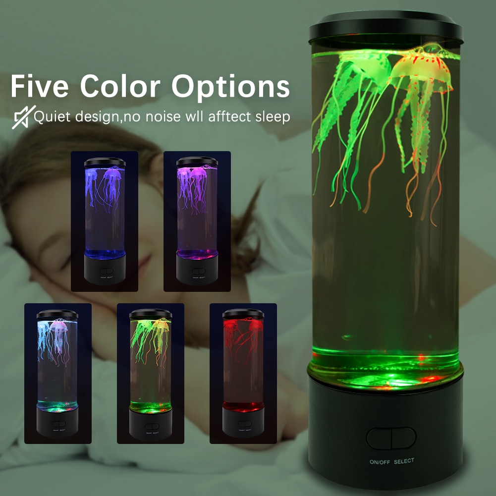 Jellyfish Mood Lamp Aquarium Night Light