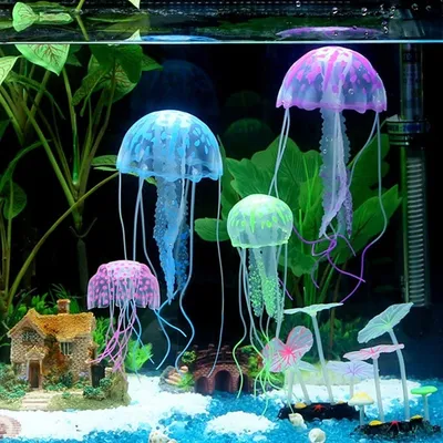 Jellyfish Ornament Fish Tank Decor Jellyfish Ornament Fish Tank Decor