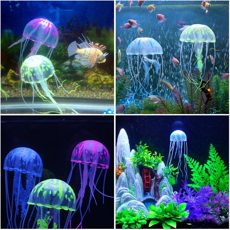 Jellyfish Ornament Fish Tank Decor Jellyfish Ornament Fish Tank Decor