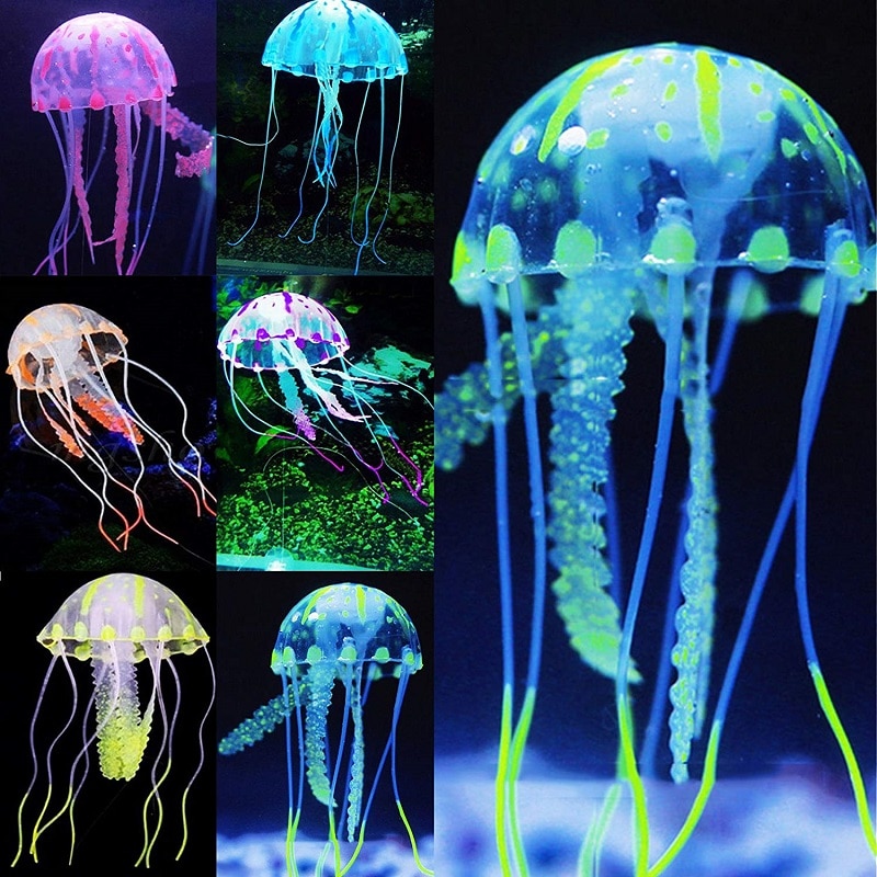 Jellyfish Ornament Fish Tank Decor Jellyfish Ornament Fish Tank Decor