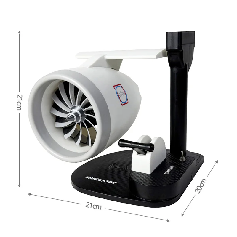 Jet Engine Fan Aircraft Turbofan Turbojet Model Kit 3D Printing Engine Toy with Humidifier Phone Wireless Charging Jet Engine Fan Aircraft Turbofan Turbojet Model Kit 3D Printing Engine Toy with Humidifier Phone Wireless Charging