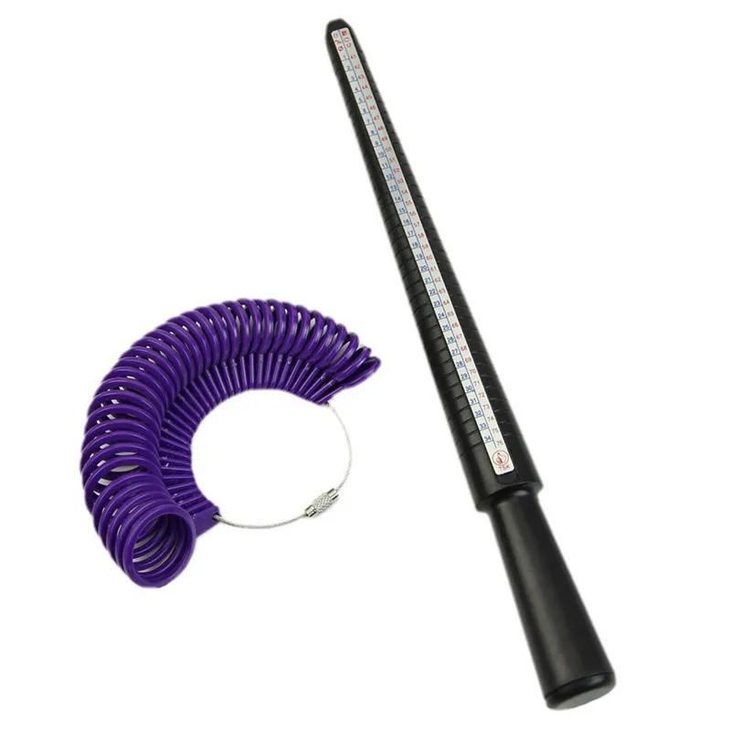 Jewellery Tools Ring Size Mandrel Stick Finger Gauge Ring Sizer Measuring Jewelry Tool Set Ring Size Fashion Jewellery