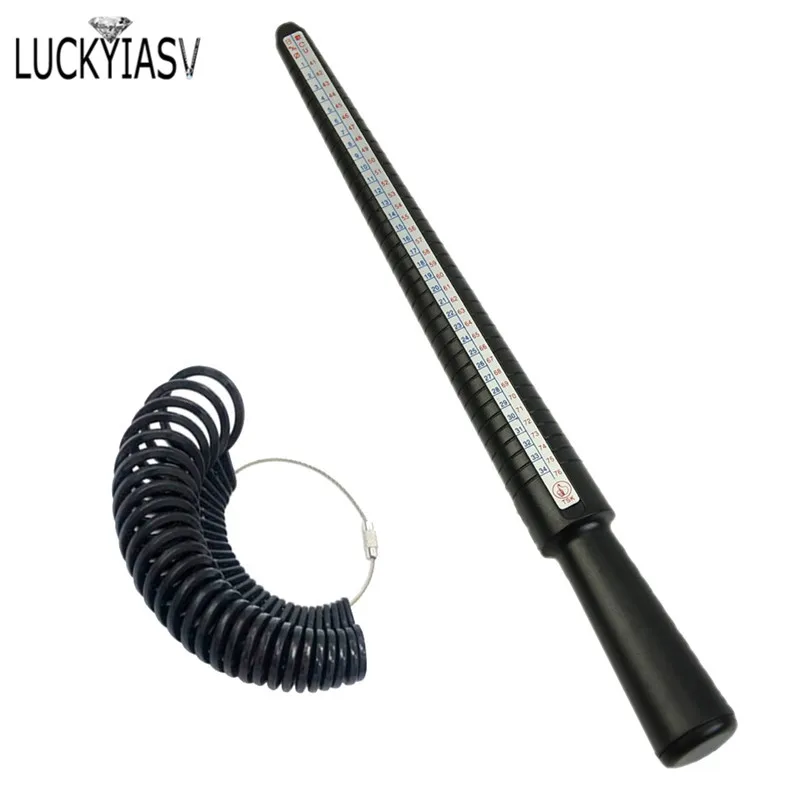 Jewellery Tools Ring Size Mandrel Stick Finger Gauge Ring Sizer Measuring Jewelry Tool Set Ring Size Fashion Jewellery