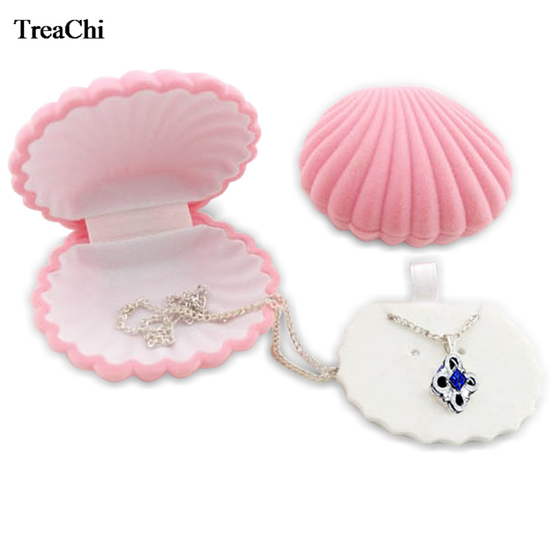 Jewelry Holder Seashell Ring Box (10 pcs)