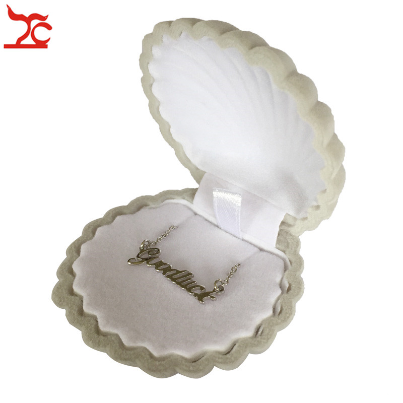 Jewelry Holder Seashell Ring Box (10 pcs)