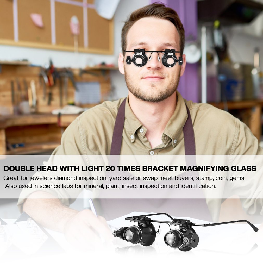Jewelry Magnifier Inspector Glasses