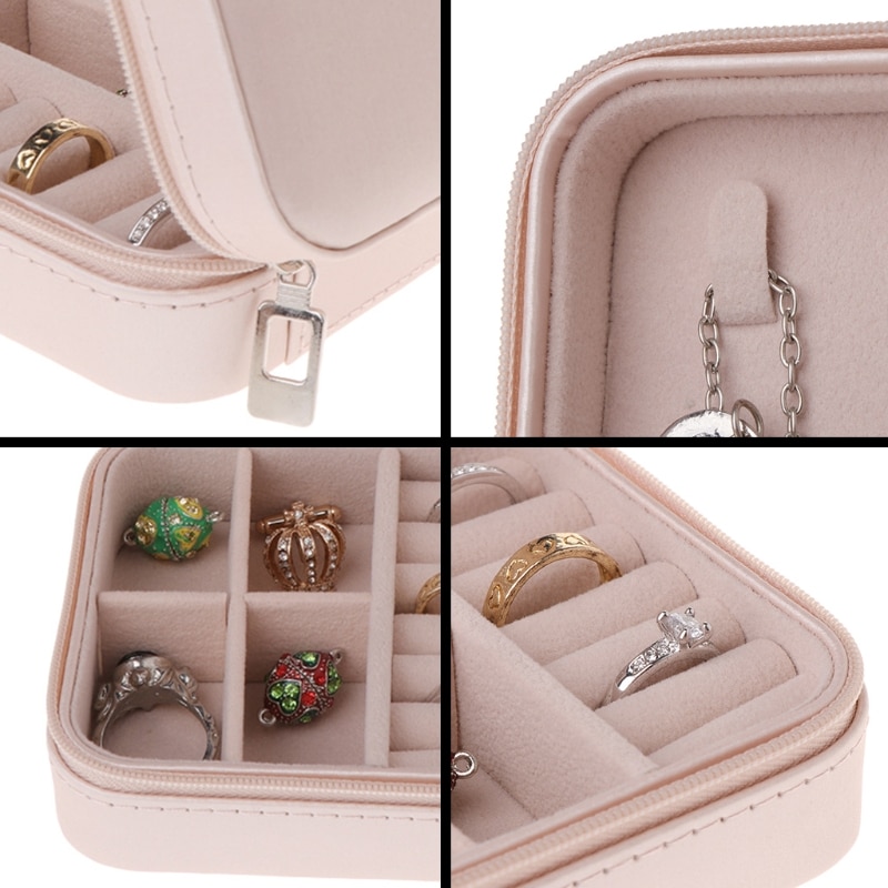 Jewelry Travel Box Leather Organizer Jewelry Travel Box Leather Organizer