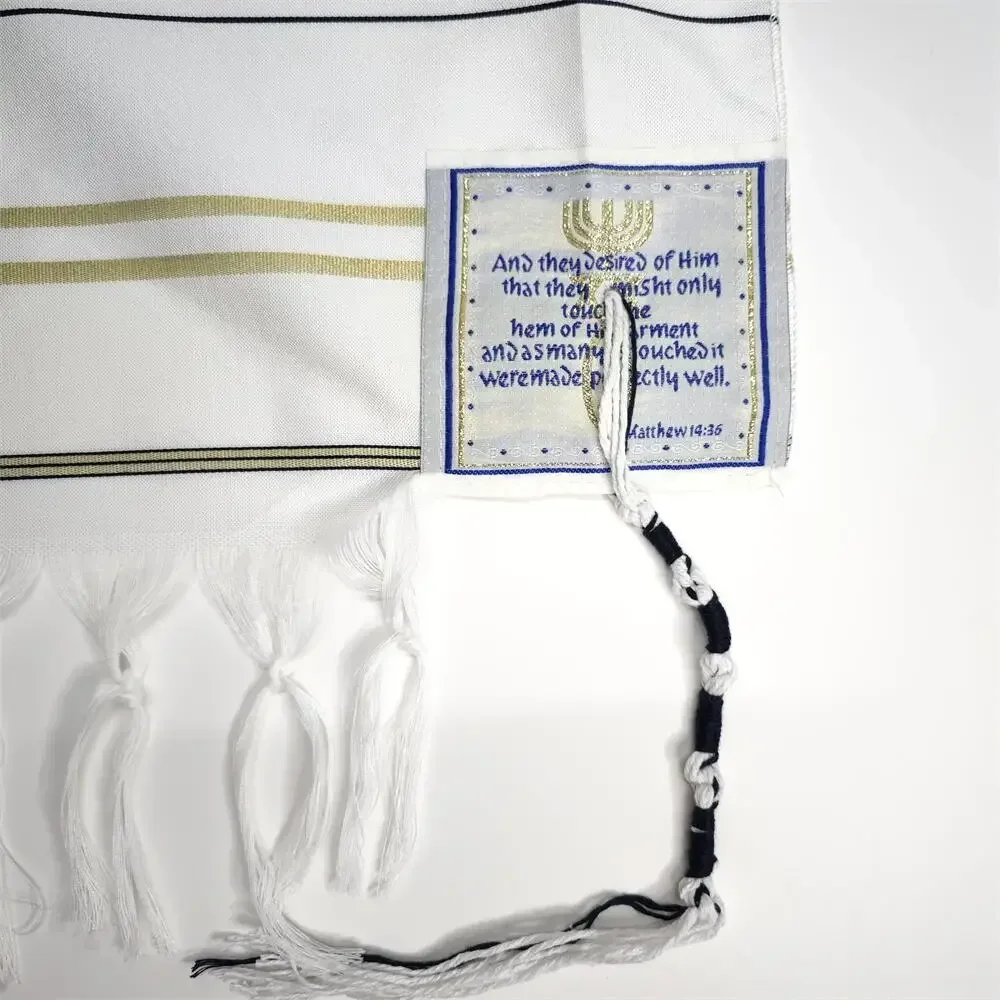 Jewish Tradition Prayer Shawl Yeshua Exquisite Gift Packaging Praying Scarfs Wraps Blue Navy Deep Red Messianic for Men