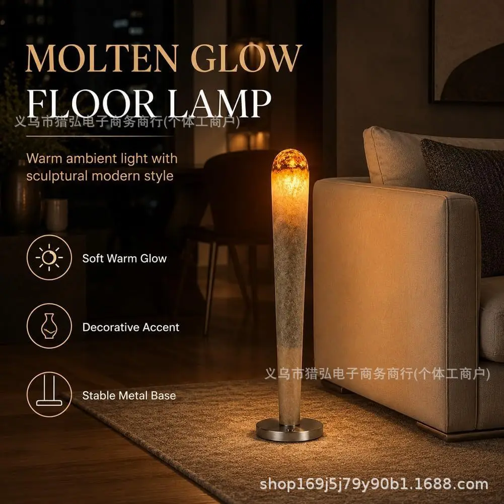 Joint Molten Glow Floor Lamp Molten Glow Floor Lamp Modern Living Room Floor Lamp