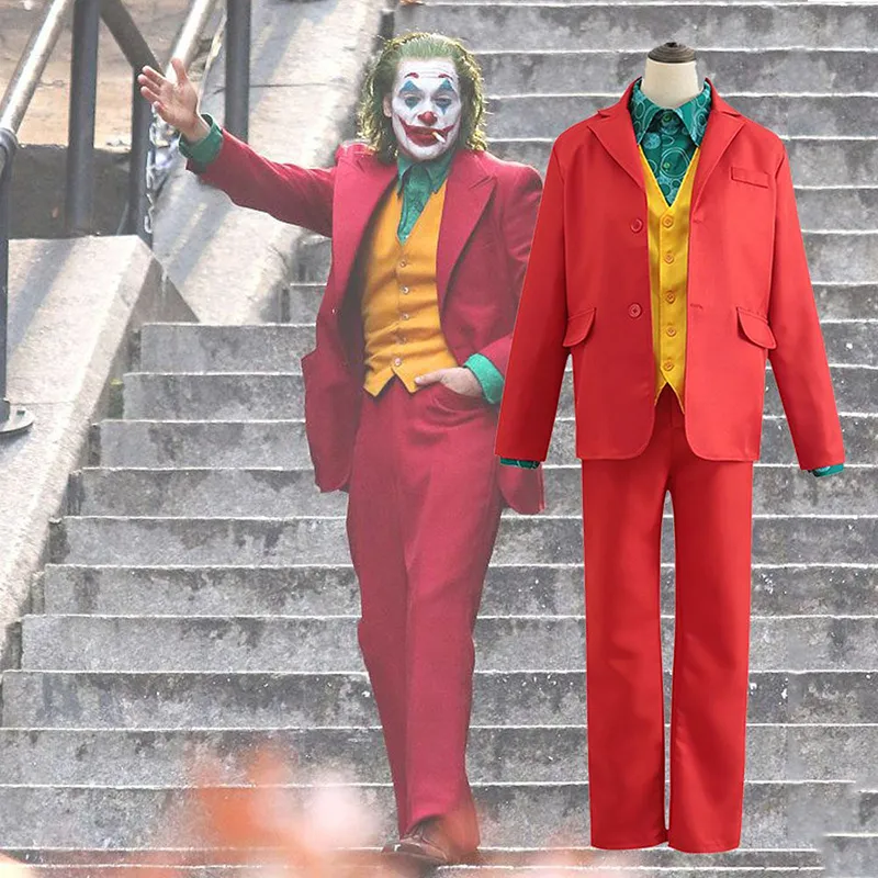 Joker Costume Adults Suitable for Halloween Party Carnival Stage Performance Clown Cosplay Costume Joker Costume Adults Suitable for Halloween Party Carnival Stage Performance Clown Cosplay Costume
