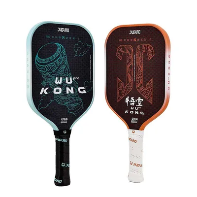 Juciao USAPA Approved Kevlar Carbon Fiber Pickleball Paddle Thermoformed Unibody Spin Textured Surface With Foam Edge