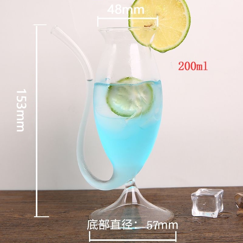 Juice Glass Drinking Straw (2pcs) Juice Glass Drinking Straw (2pcs)
