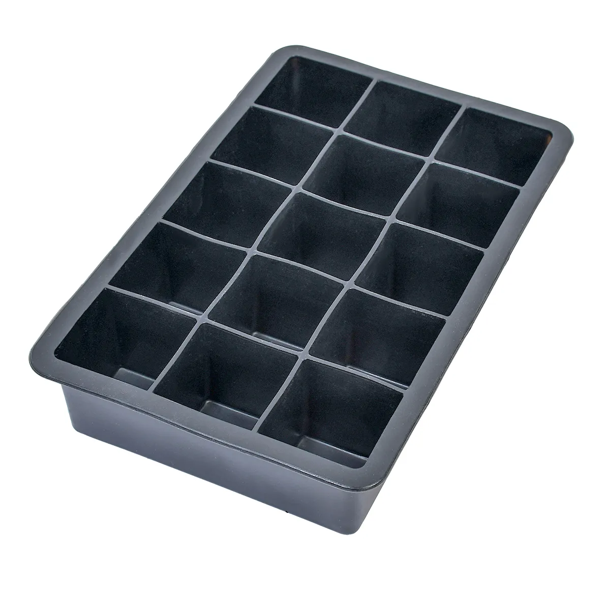 Jumbo Ice Cube Tray 15 Grids Big Ice Food Mold Giant Large Food Grade Silicone Ice Cube Square Tray Mold DIY Ice Maker