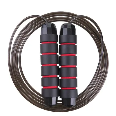 Jump Rope Professional Tangle Free Rapid Speed Jumping Rope Foam Handle Adjustable Steel Skipping Rope Gym Fitness Slim Jump Rope Professional Tangle Free Rapid Speed Jumping Rope Foam Handle Adjustable Steel Skipping Rope Gym Fitness Slim
