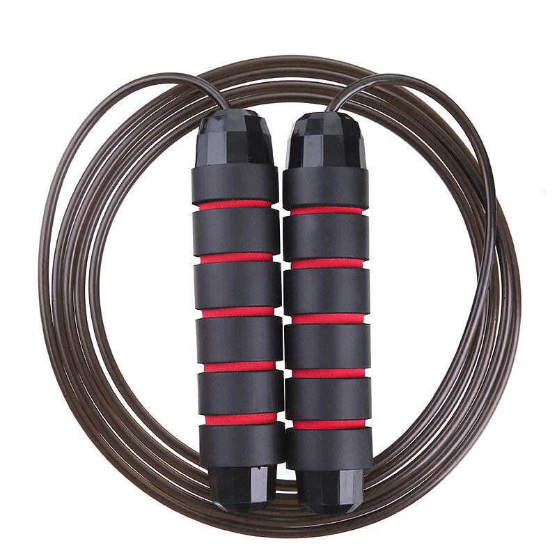 Jump Rope Professional Tangle Free Rapid Speed Jumping Rope Foam Handle Adjustable Steel Skipping Rope Gym Fitness Slim