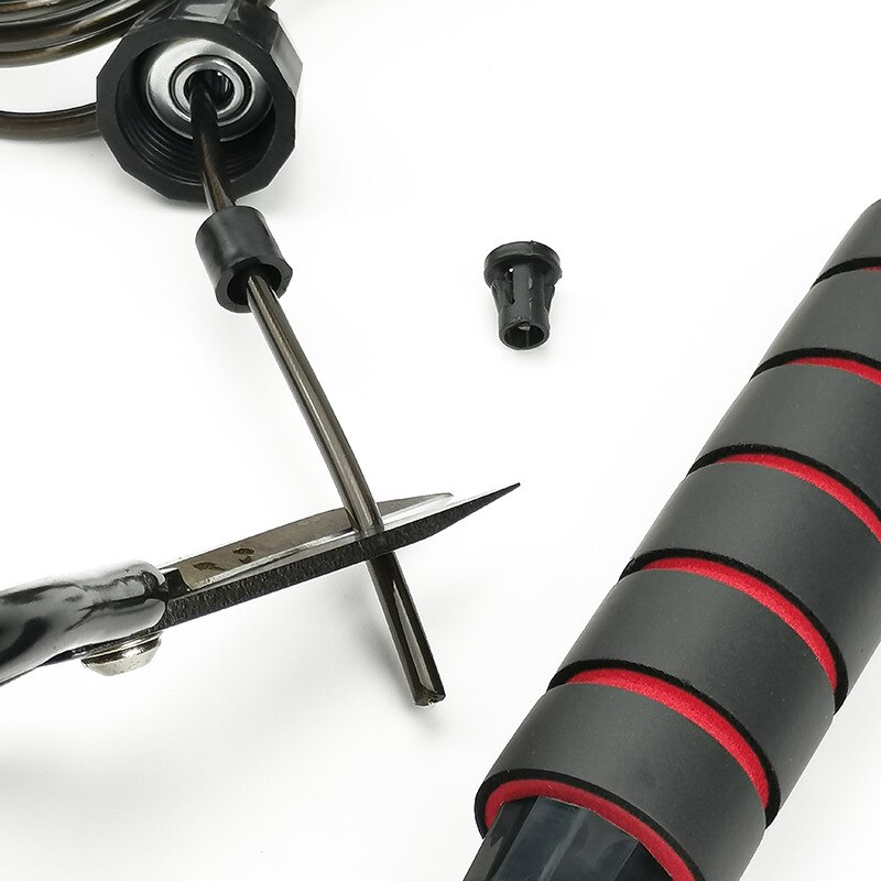 Jump Rope Professional Tangle Free Rapid Speed Jumping Rope Foam Handle Adjustable Steel Skipping Rope Gym Fitness Slim Jump Rope Professional Tangle Free Rapid Speed Jumping Rope Foam Handle Adjustable Steel Skipping Rope Gym Fitness Slim