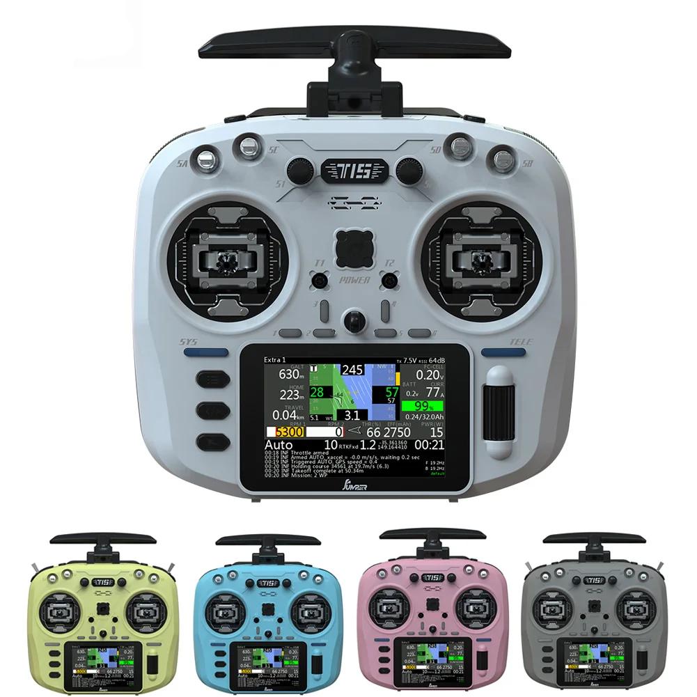 Jumper T15 Hall Sensor Color screen FPV Radio Controller EDGETX/ELRS For Long Rang RC Drone Jumper T15 Hall Sensor Color screen FPV Radio Controller EDGETX/ELRS For Long Rang RC Drone