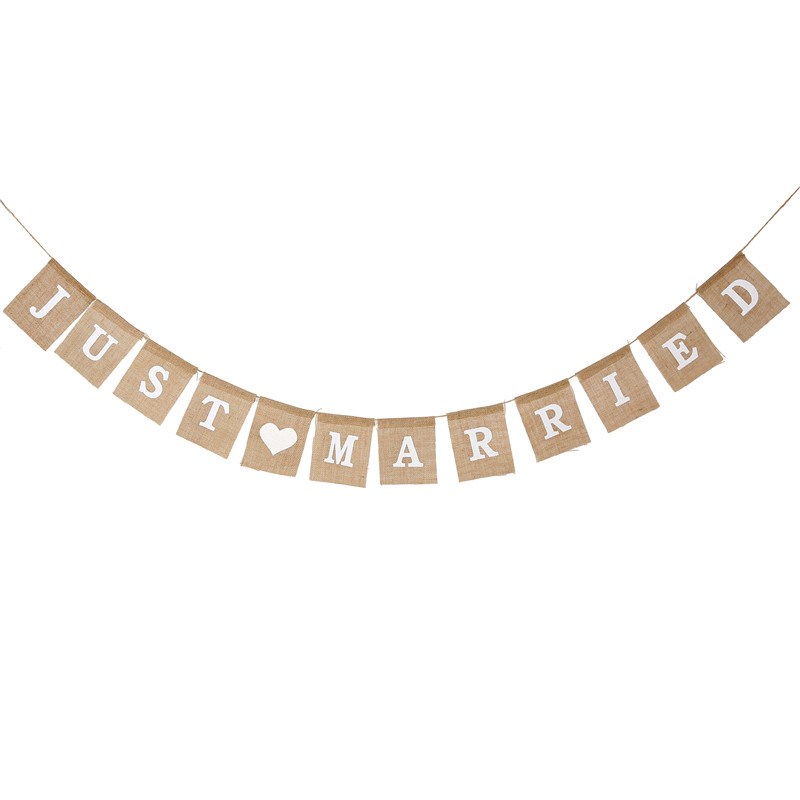 Just Married Bunting Wedding Decor