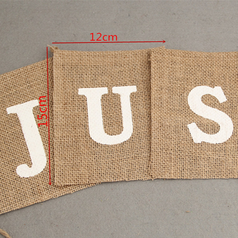 Just Married Bunting Wedding Decor