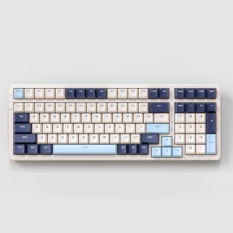 K8 100 Key Wireless Mechanical Keyboard Tri-mode Connection,Full Key Hot Swap,lighting Effects,Gasket Muffler
