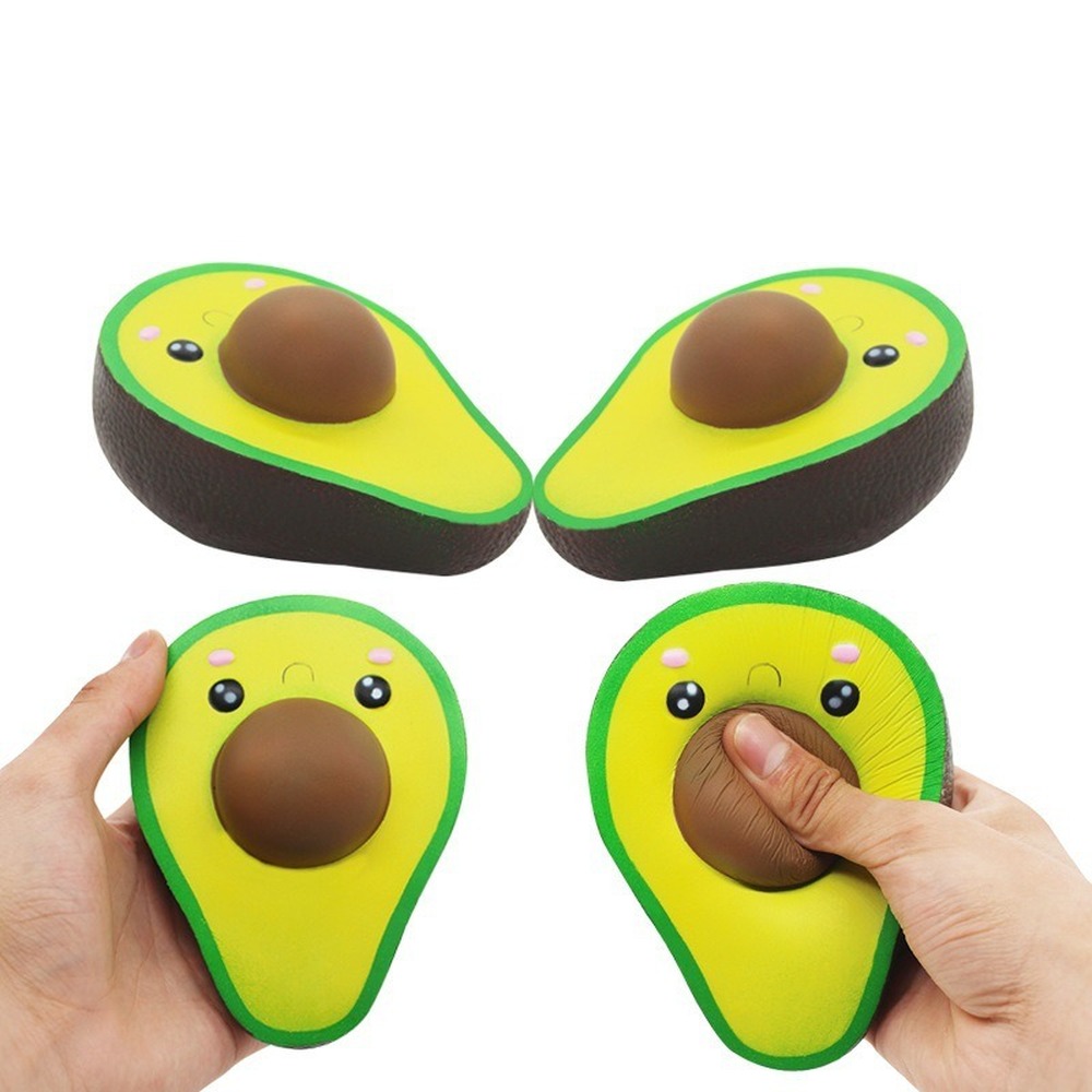 Kawaii Anti Stress Avocado Squishy Kawaii Anti Stress Avocado Squishy