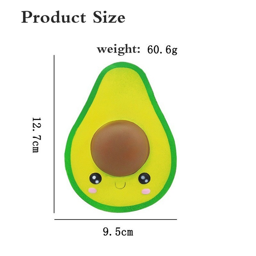 Kawaii Anti Stress Avocado Squishy