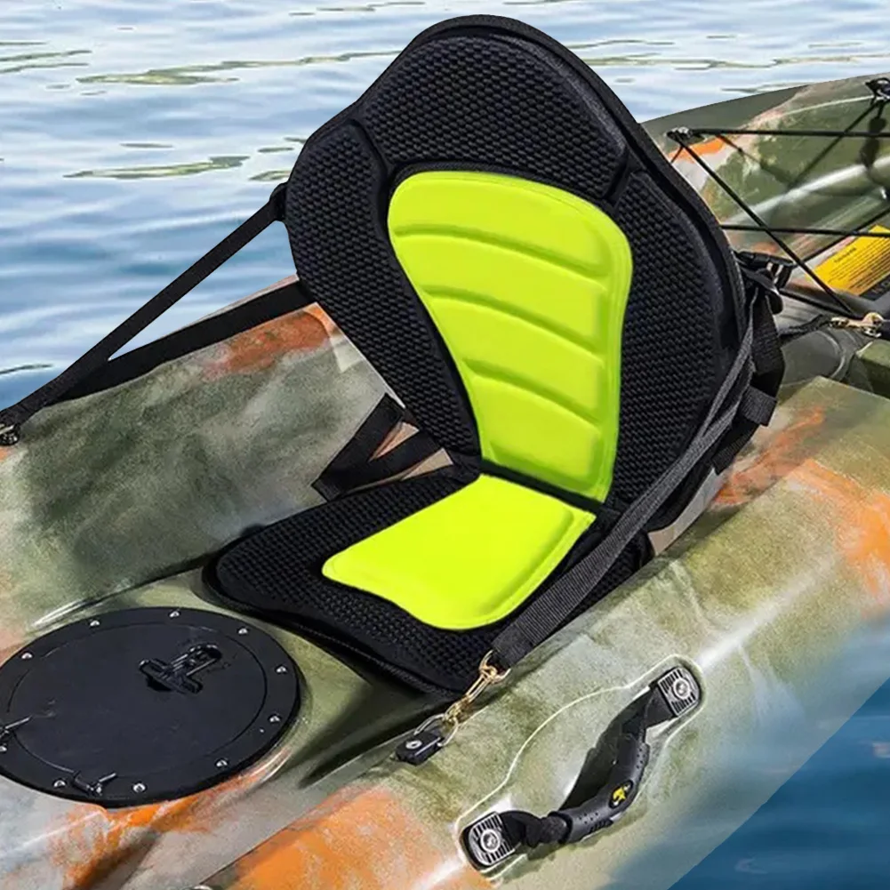 Kayak Paddle Board Seat Adjustable Stand Up Backrest Seat with Storage Bag Non-Slip Backrest Seat for Rowboats Fishing