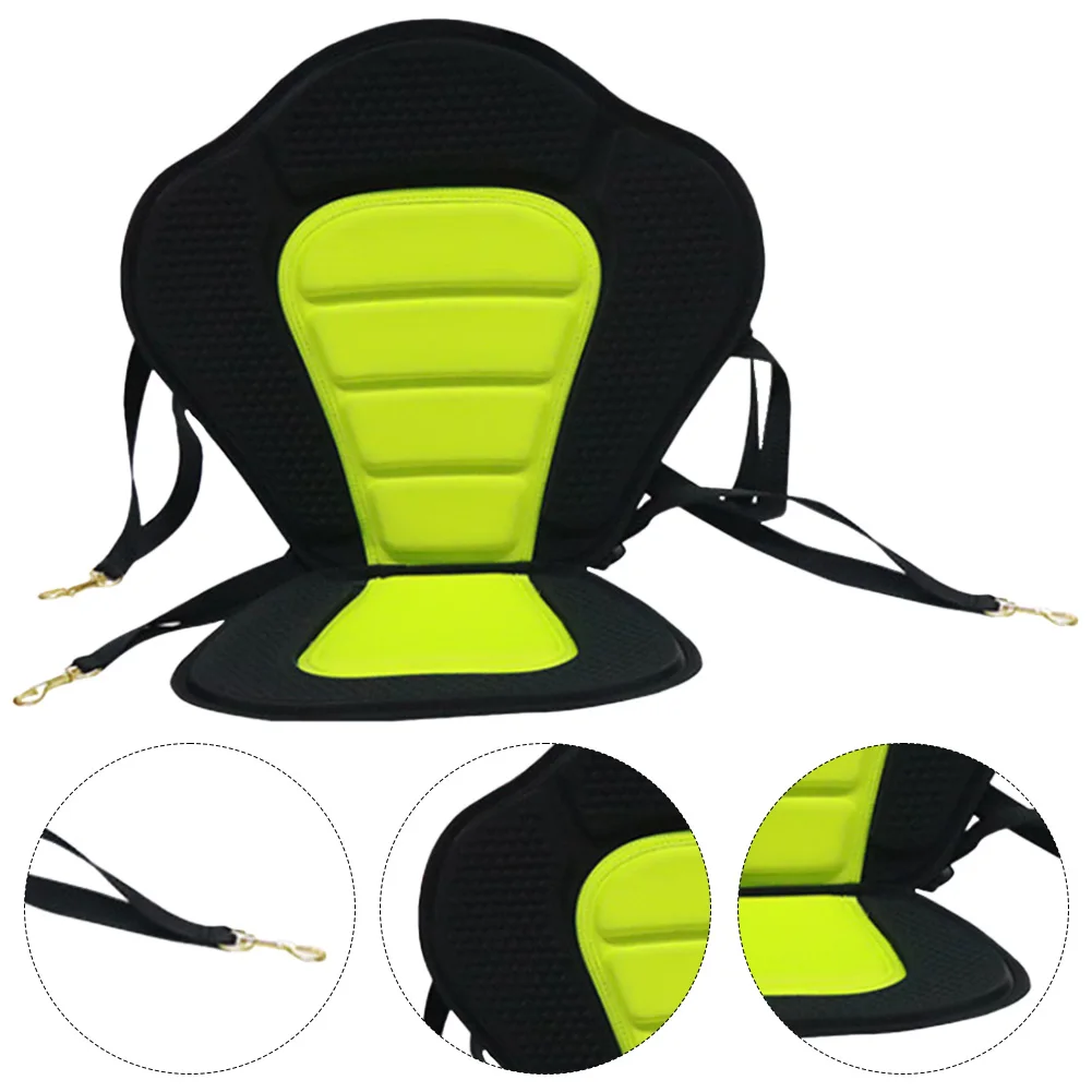 Kayak Paddle Board Seat Adjustable Stand Up Backrest Seat with Storage Bag Non-Slip Backrest Seat for Rowboats Fishing