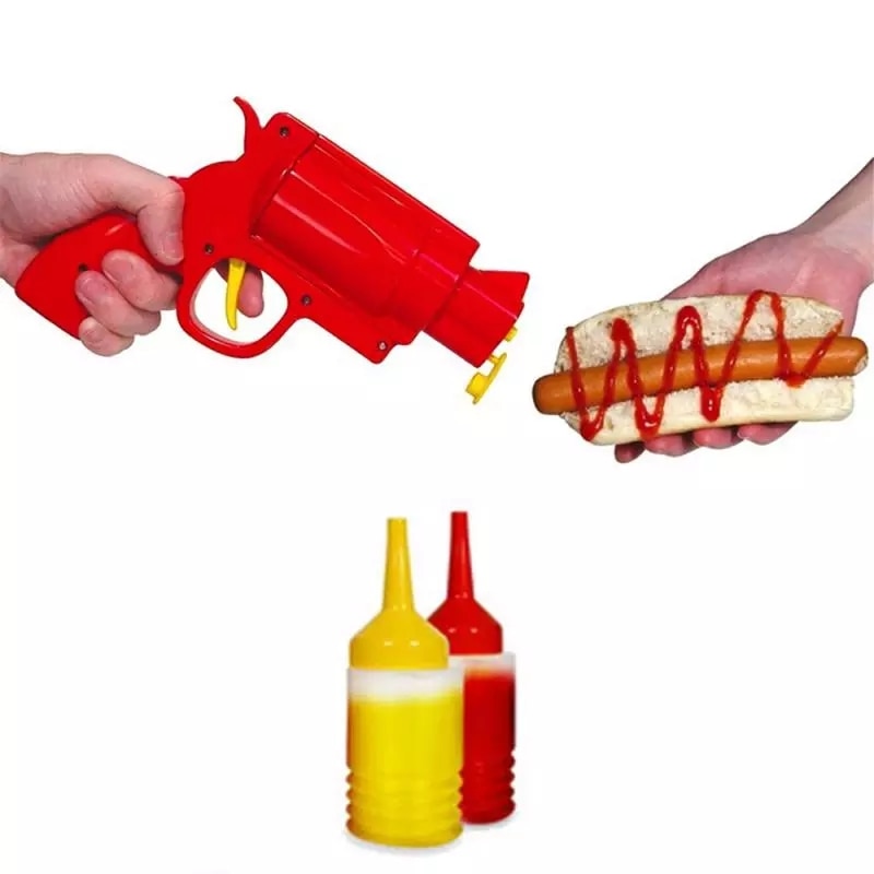 Ketchup Gun Sauce and Condiment Dispenser Ketchup Gun Sauce and Condiment Dispenser