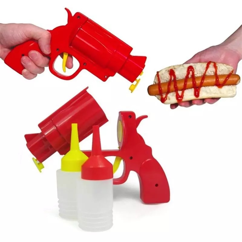 Ketchup Gun Sauce and Condiment Dispenser