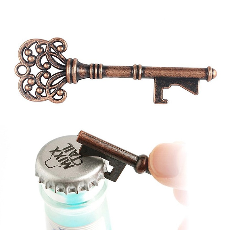 Key Bottle Opener with Paper Labels Key Bottle Opener with Paper Labels