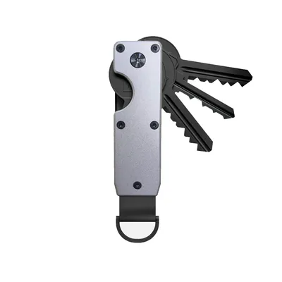 Key Organizer Compact Holder Metal Key Chain Minimalist key case holder for keychain Secures 1-5 Keys Key Organizer Compact Holder Metal Key Chain Minimalist key case holder for keychain Secures 1-5 Keys