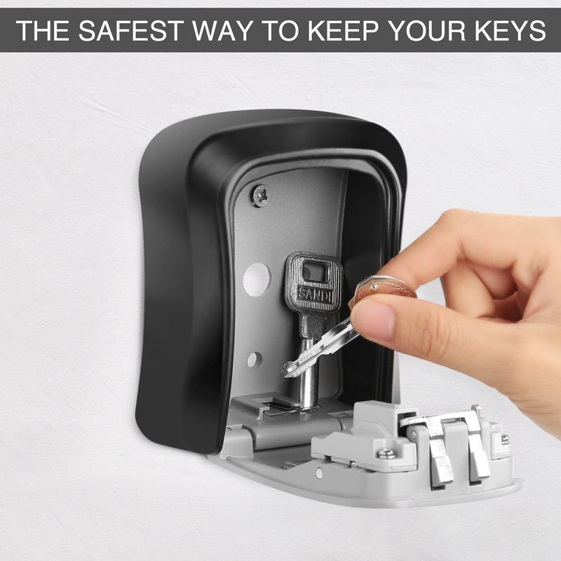 Key Safe Lock Box 4 Digit Lock Key Safe Lock Box 4 Digit Lock