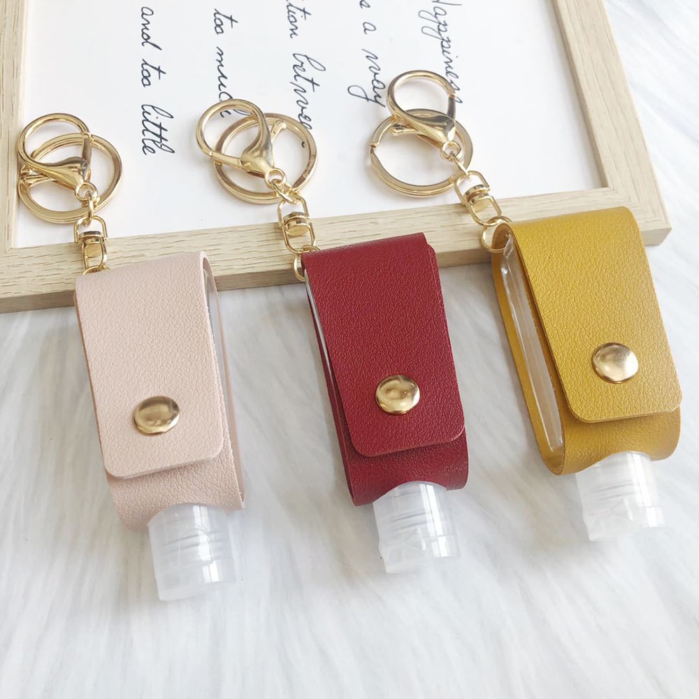 Keychain Sanitizer Empty Bottle with Holder Keychain Sanitizer Empty Bottle with Holder