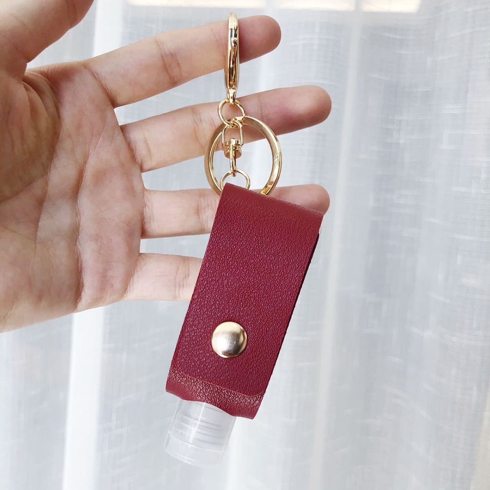 Keychain Sanitizer Empty Bottle with Holder Keychain Sanitizer Empty Bottle with Holder