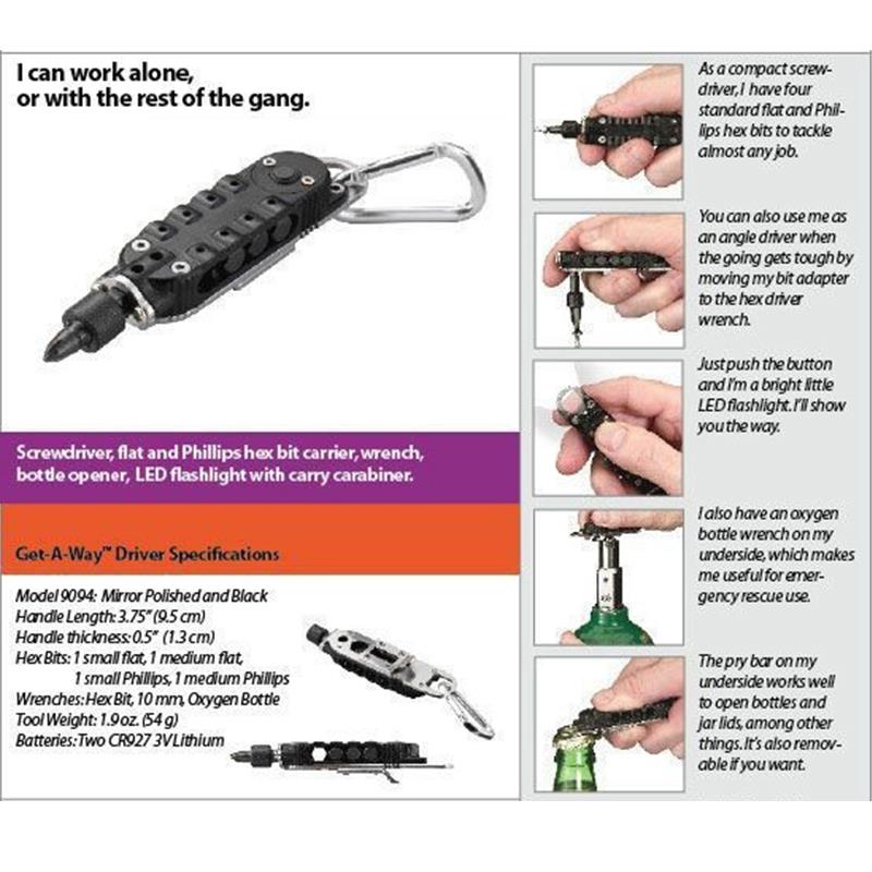 Keychain Screwdriver Pocket Tool