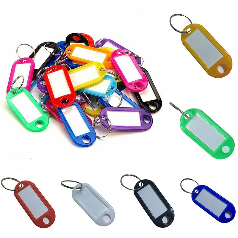 Keychain Tags ID Labels (30 Pcs)