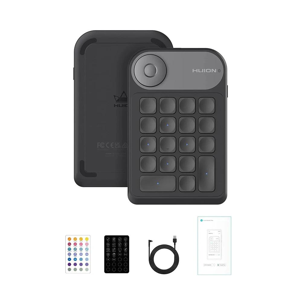 Keydial Mini Wireless Keyboard Bluetooth Connectivity Keyboard with Dial, for Drawing Tablet PC MacBook Surface Pro Keydial Mini Wireless Keyboard Bluetooth Connectivity Keyboard with Dial, for Drawing Tablet PC MacBook Surface Pro