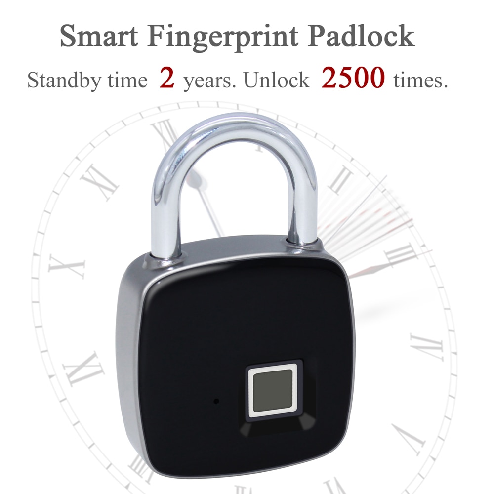 Keyless Door Lock Fingerprint Padlock Keyless Door Lock Fingerprint Padlock