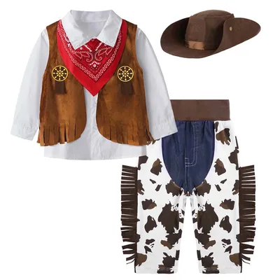 Kid Boys Cowboy Costume Children Western Cowboy Costumes Purim Cosplay Halloween Event Dress Up Party Stage Performance Kid Boys Cowboy Costume Children Western Cowboy Costumes Purim Cosplay Halloween Event Dress Up Party Stage Performance