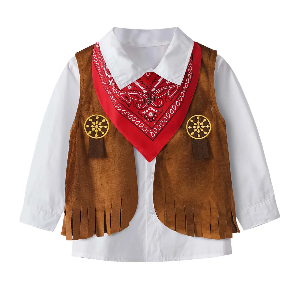 Kid Boys Cowboy Costume Children Western Cowboy Costumes Purim Cosplay Halloween Event Dress Up Party Stage Performance Kid Boys Cowboy Costume Children Western Cowboy Costumes Purim Cosplay Halloween Event Dress Up Party Stage Performance