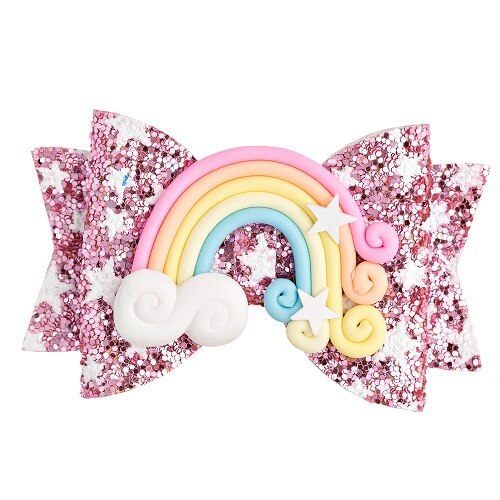 Kid Hair Bow Clip-On Hair Accessory