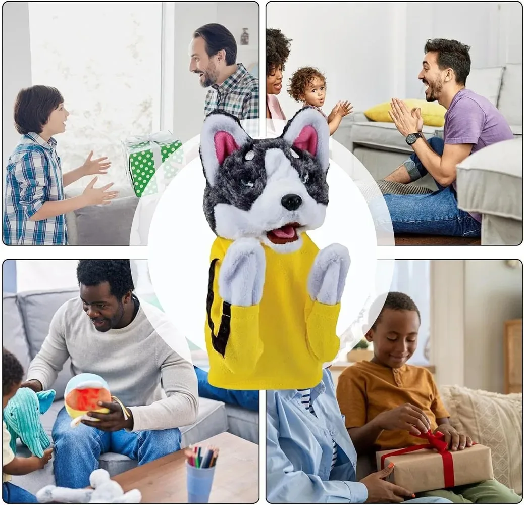 Kid Kung Fu Husky Gloves Toy Fighting Dog Boxing Hand Puppet Hand Finger Plush Doll Interactive Battle 1 2 Playeres Kid Kung Fu Husky Gloves Toy Fighting Dog Boxing Hand Puppet Hand Finger Plush Doll Interactive Battle 1 2 Playeres